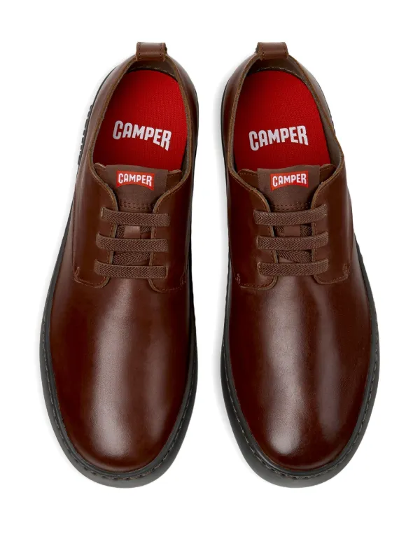 Camper Peu Touring lace-up Leather Sneakers | Brown | FARFETCH display picture 2