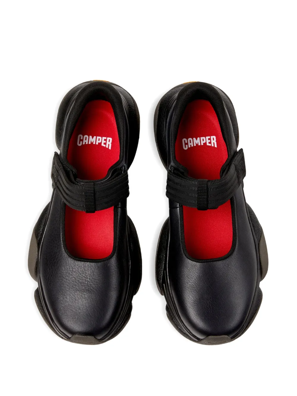 Camper Karst Mary-Jane ballet flats Black