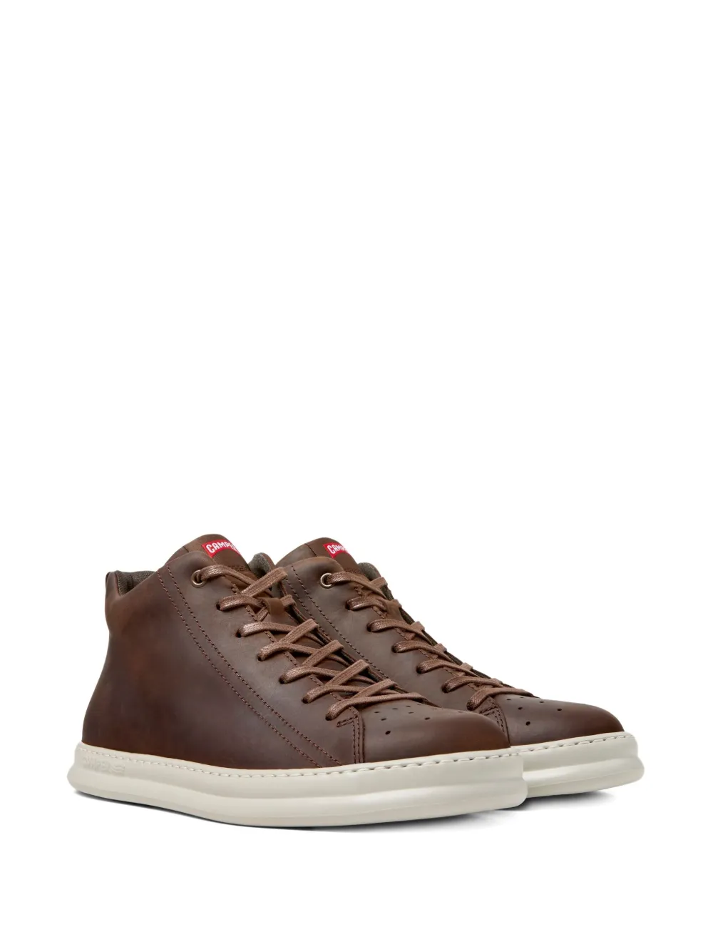 Camper Runner lace-up leather sneakers Brown