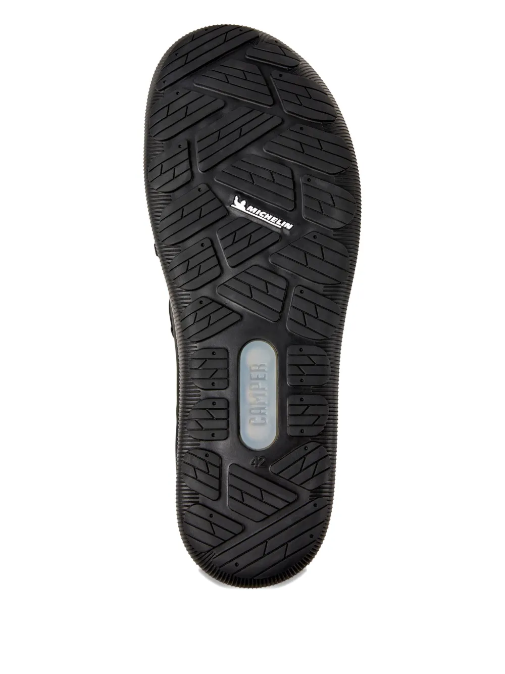 Camper Peu Pista desert boots met mesh vlak Zwart