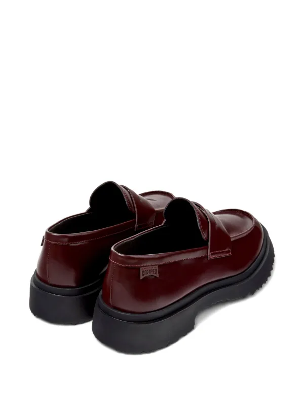 Camper Walden Leather Loafers | Red | FARFETCH