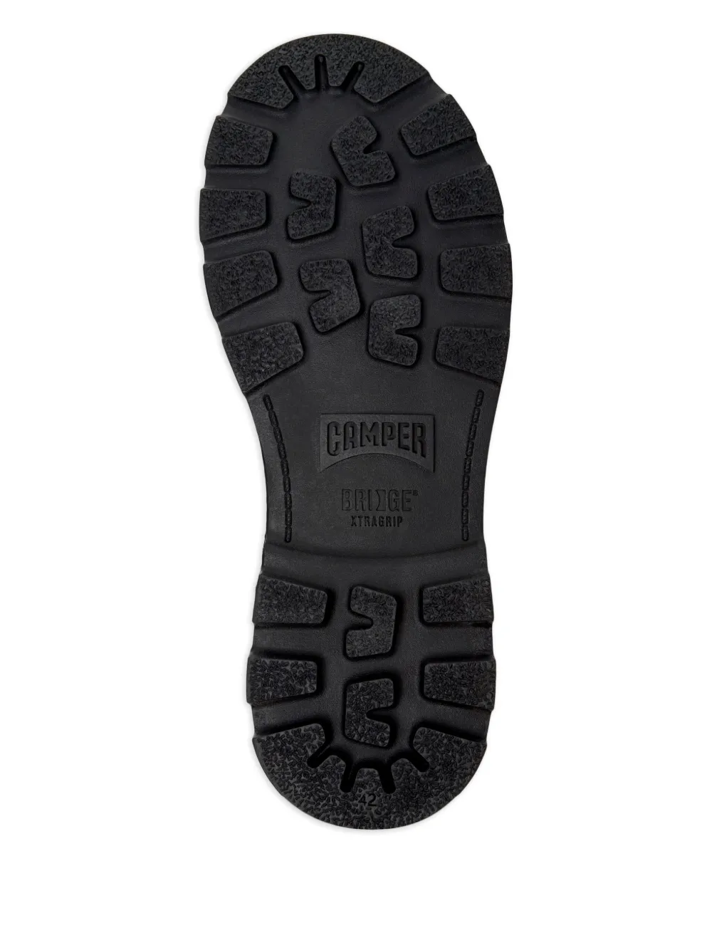 Camper Brutus Lace-up Leather Boots In Black
