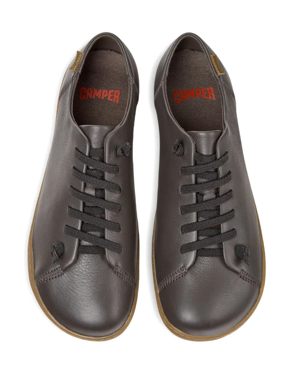Camper Peu Cami lace-up leather sneakers Grey