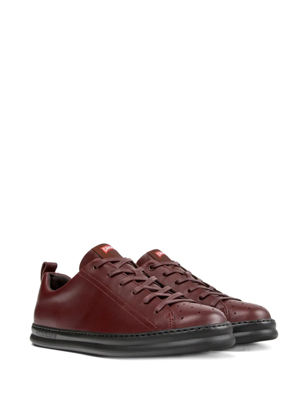 Camper Runner leather lace-up sneakers Red