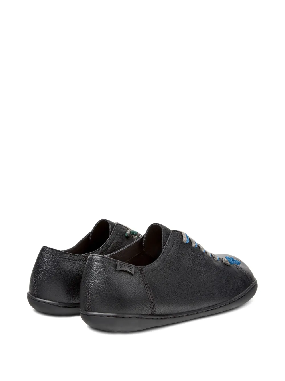 Camper Peu Cami leather lace-up low-top sneakers Black