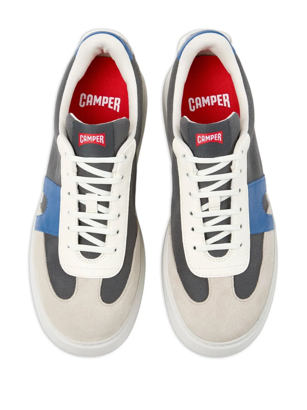 Camper Runner K21 panelled suede sneakers White