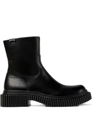Dr. Martens Ankle Boot Com Solado Chunky | Preto | FARFETCH BR