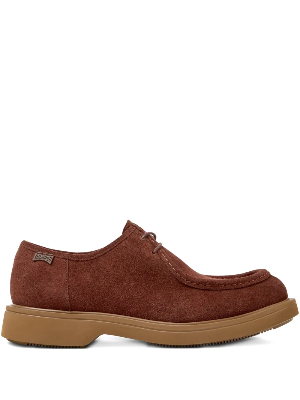 Camper lace-up suede derby shoes Brown