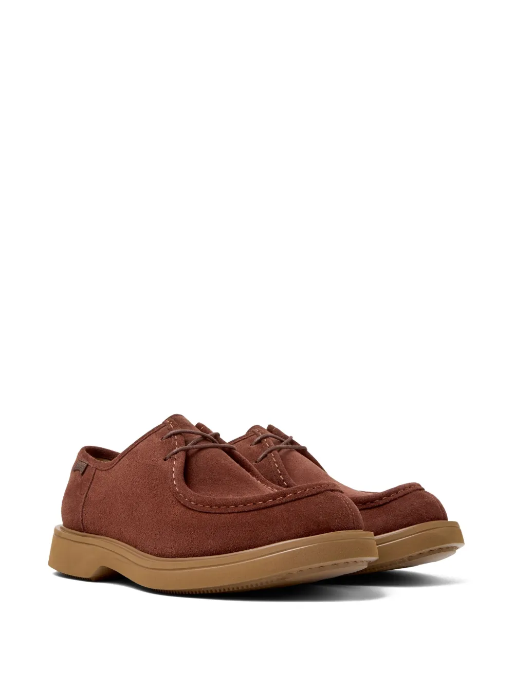 Camper lace-up suede derby shoes Brown