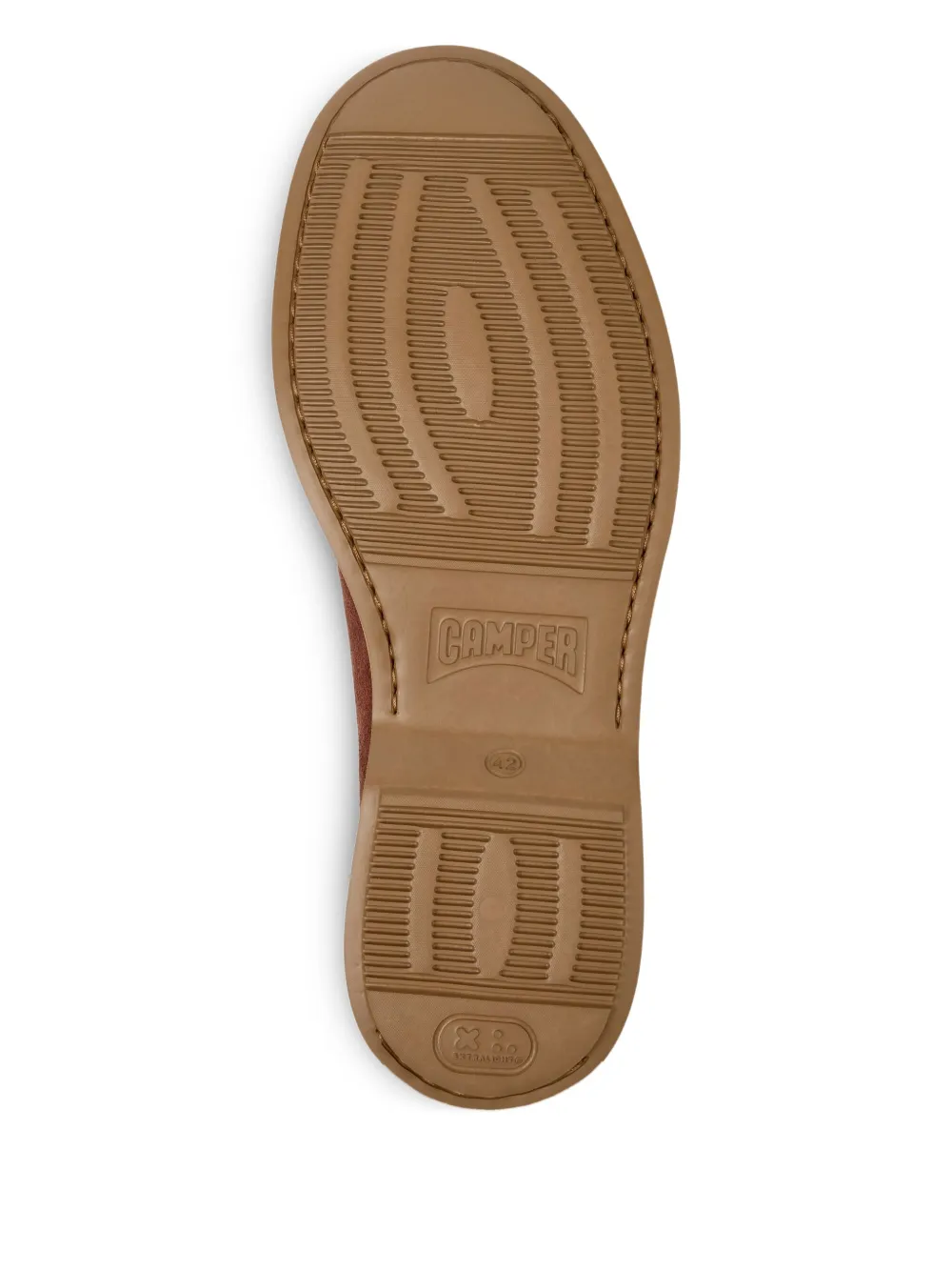 Camper lace-up suede derby shoes Brown