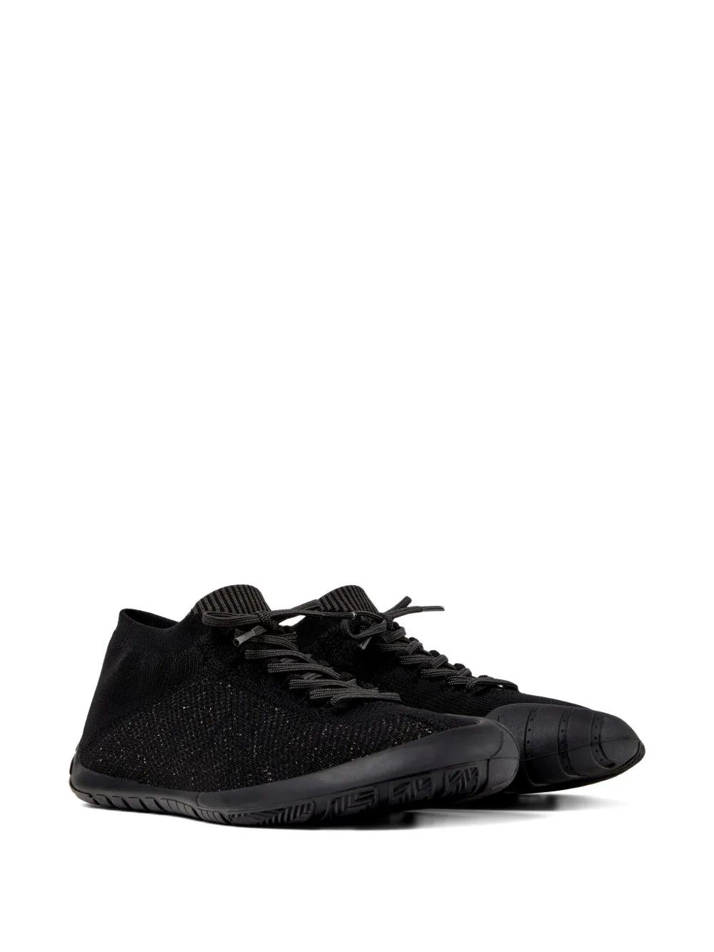 Camper Peu Path knitted lace-up sneakers Black