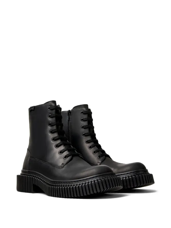 Camper Pix lace-up chunky-sole Biker Boots | Black | FARFETCH AZ