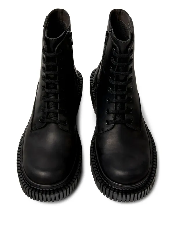 Camper Pix lace-up chunky-sole Biker Boots | Black | FARFETCH AZ