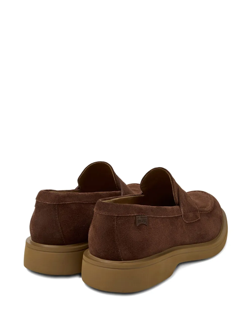 Camper Norman penny suede loafers Brown