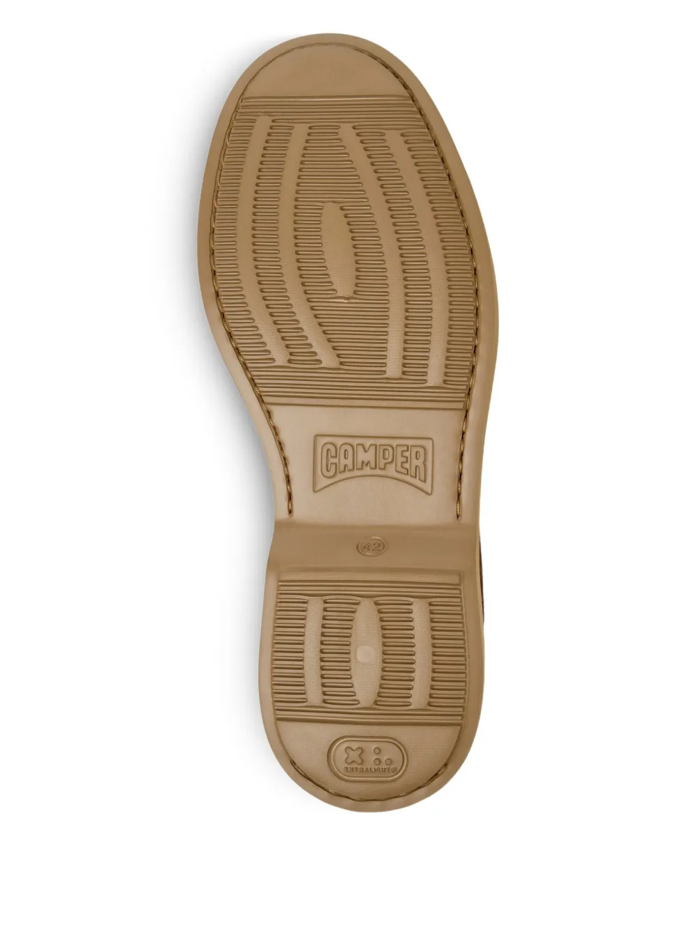 Camper Norman penny suede loafers Brown