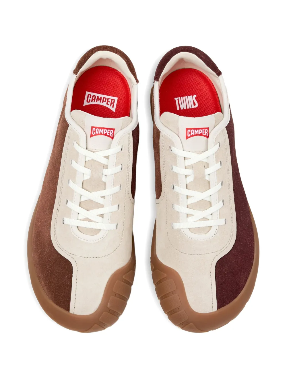 Camper Peu Path suede-panel sneakers Black