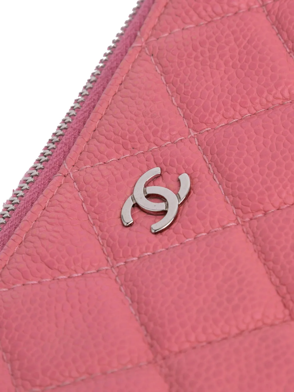 Pre-owned Chanel 2012-2013 Large Quilted Caviar O Case Clutch Bag
