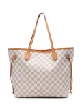 Louis Vuitton Pre-Owned 2018 Damier Azur Neverfull MM tote bag - White