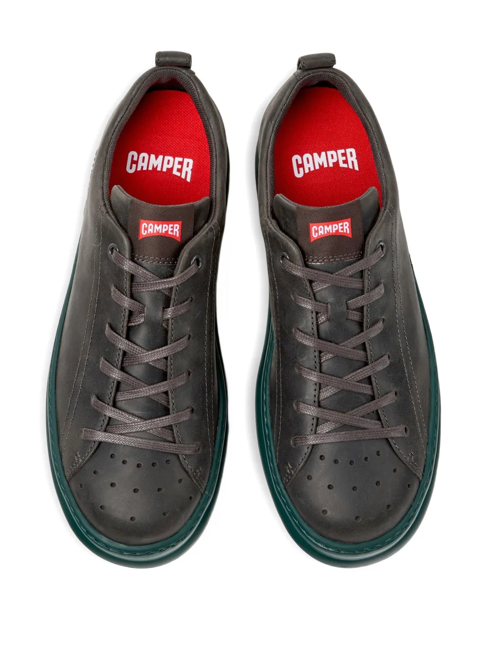 Camper Runner Four perforated-detail lace-up sneakers Grey