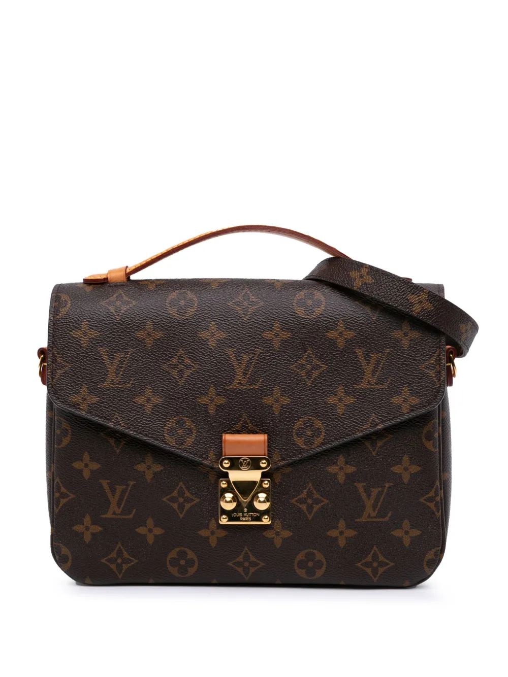 Louis Vuitton Pre-Owned 2019 モノグラム アンプラント ポシェット メティス サッチェルバッグ - ブラウン Louis Vuitton Pre-Owned 2019 モノグラム アンプラント ポシェット メティス サッチェルバッグ - ブラウン