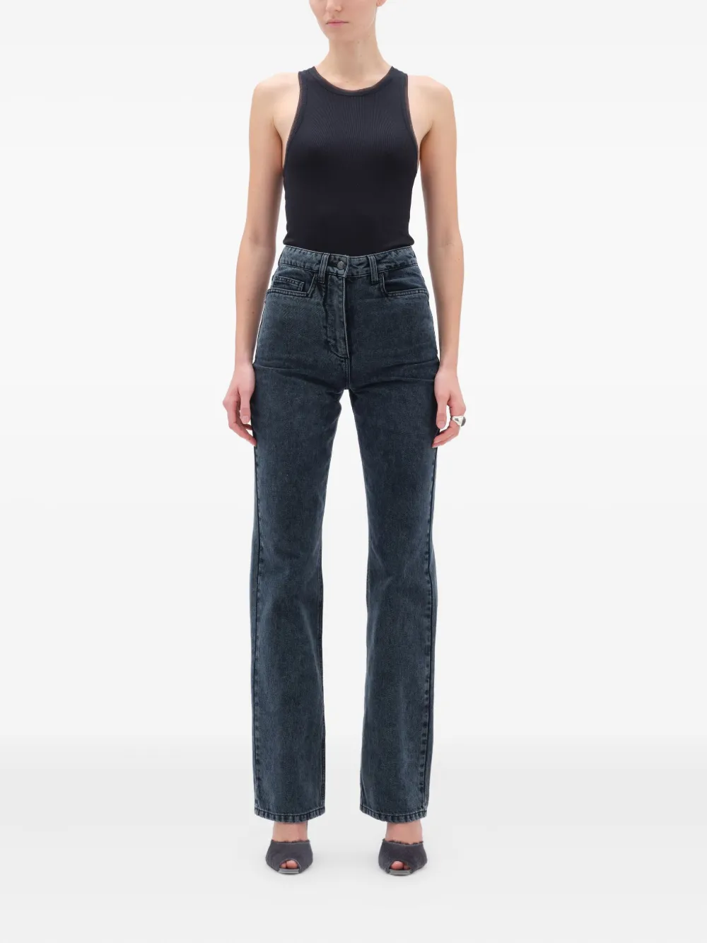 REMAIN Jeans met vijf zakken Zwart