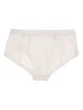 Natasha Zinko logo-patch briefs - White