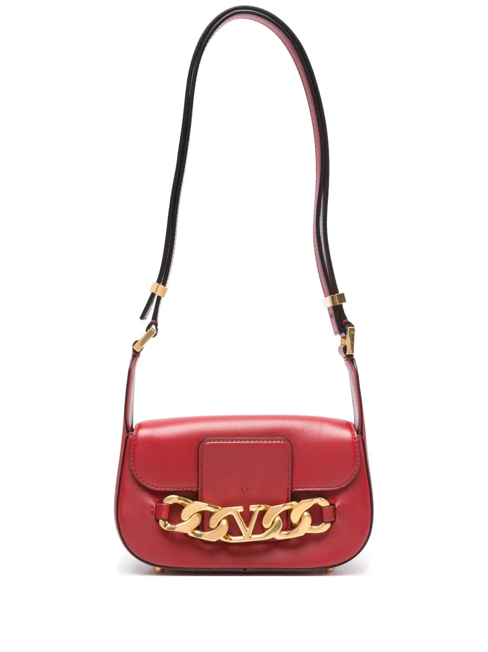 2024 VLogo leather shoulder bag