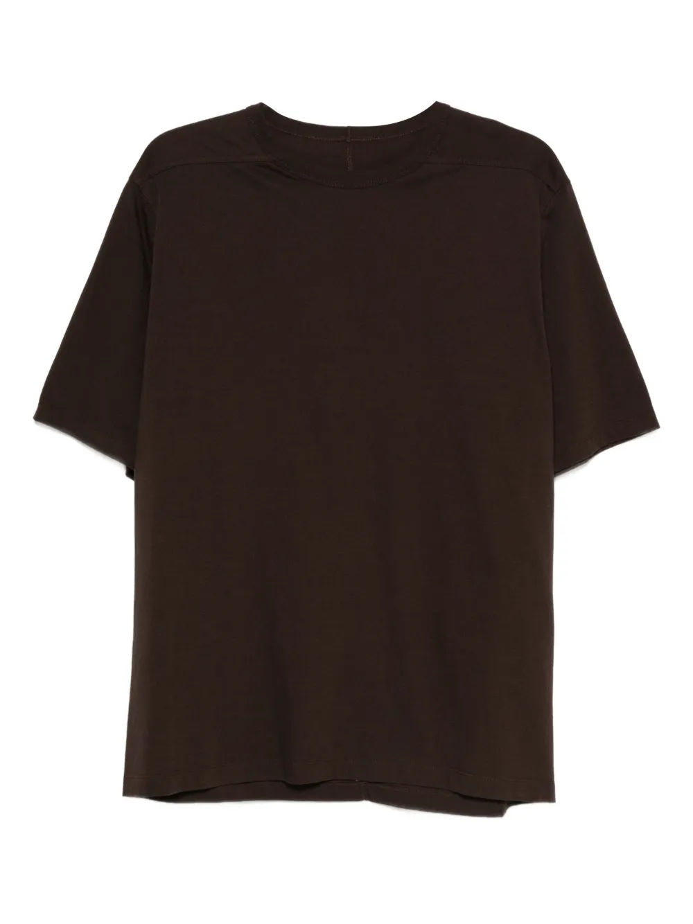 Rick Owens T-shirt van biologisch katoen Bruin