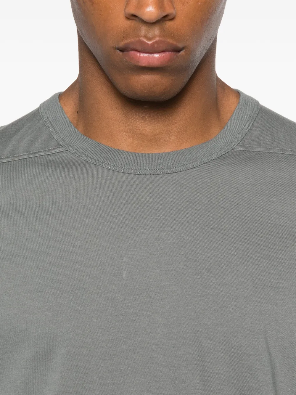 Rick Owens T-shirt van biologisch katoen Grijs