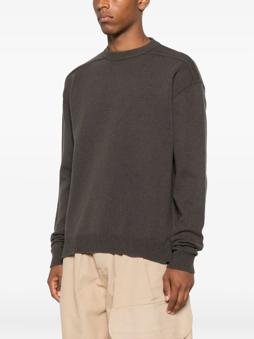 Rick Owens Sweater met ronde hals Grijs