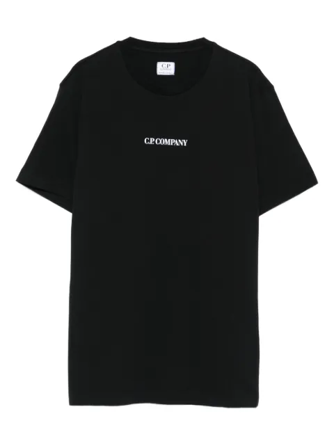 C.P. Company Kids logo-embroidered crew-neck T-shirt