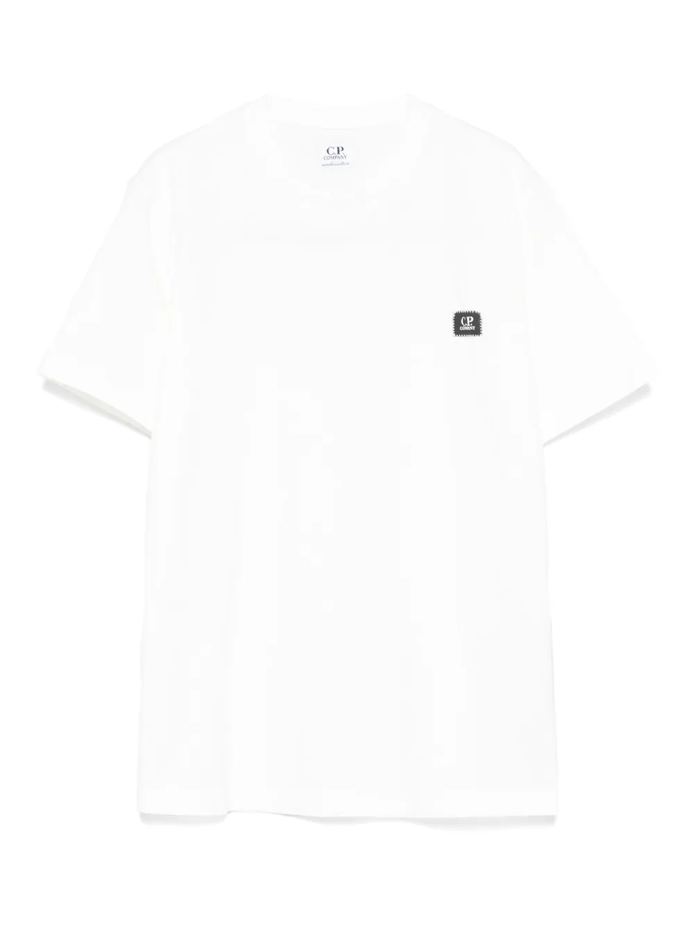 C.P. Company Kids T-shirt met logopatch Wit