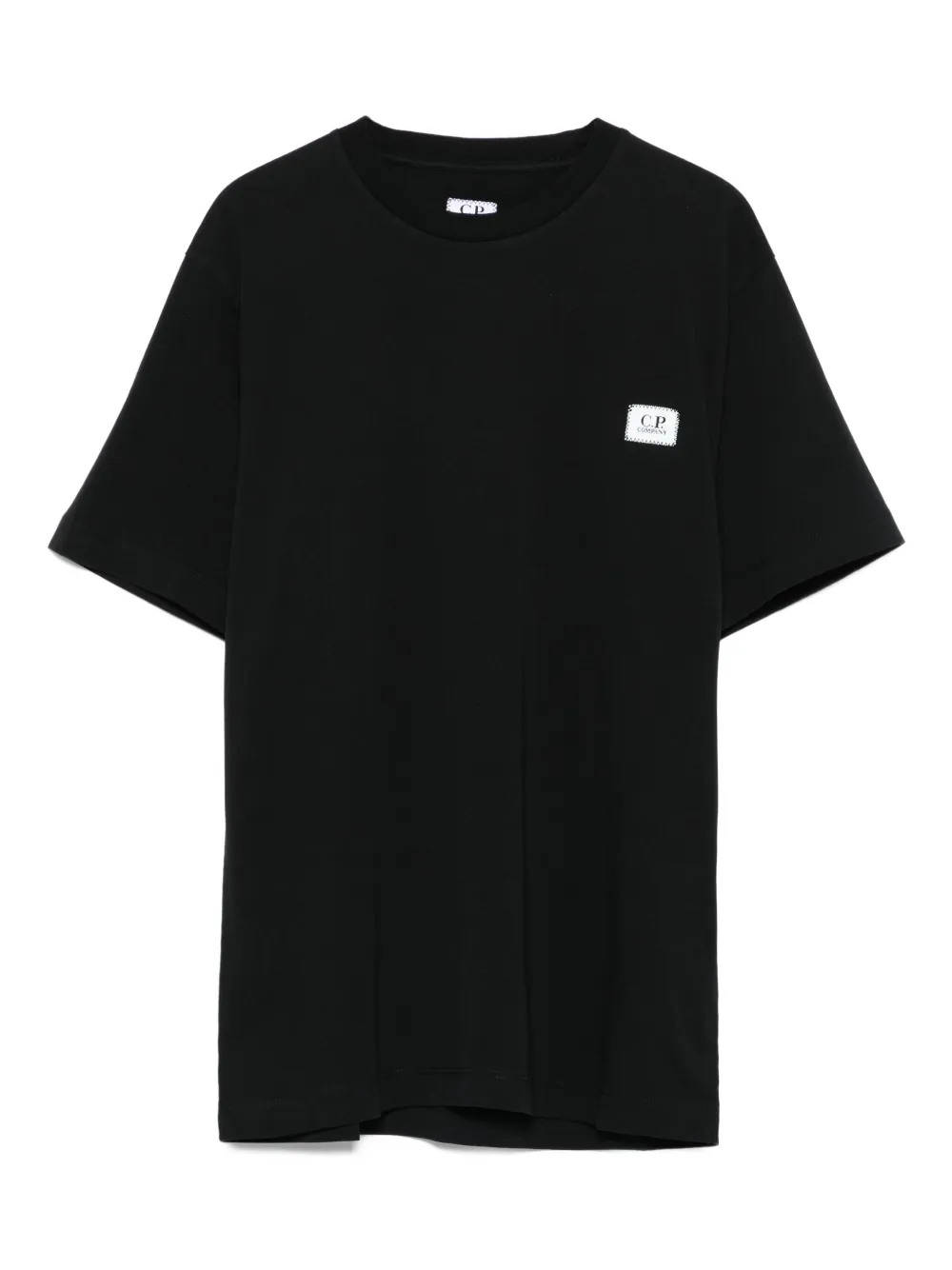 C.P. Company Kids logo-patch T-shirt Zwart