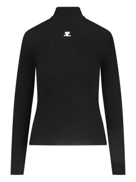 Courrèges suéter de canalé Reedition