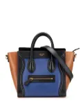 Céline Pre-Owned 2014 Nano Tricolor Leather Luggage Tote satchel - Blue