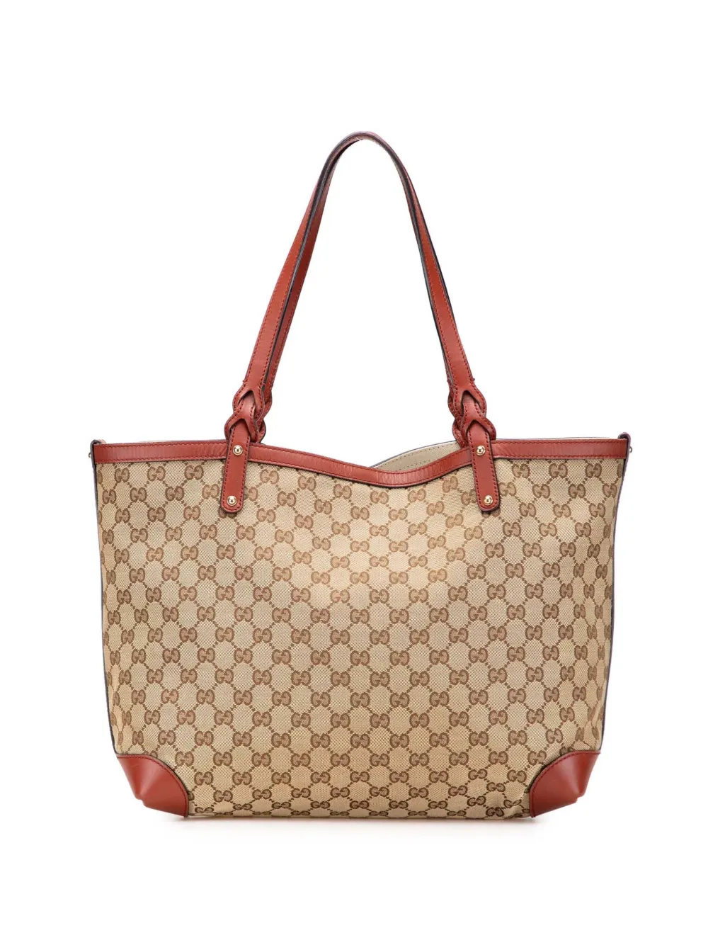 Gucci Pre-Owned 2000-2015 GGキャンバス クラフト トートバッグ - ブラウン Gucci Pre-Owned 2000-2015 GGキャンバス クラフト トートバッグ - ブラウン