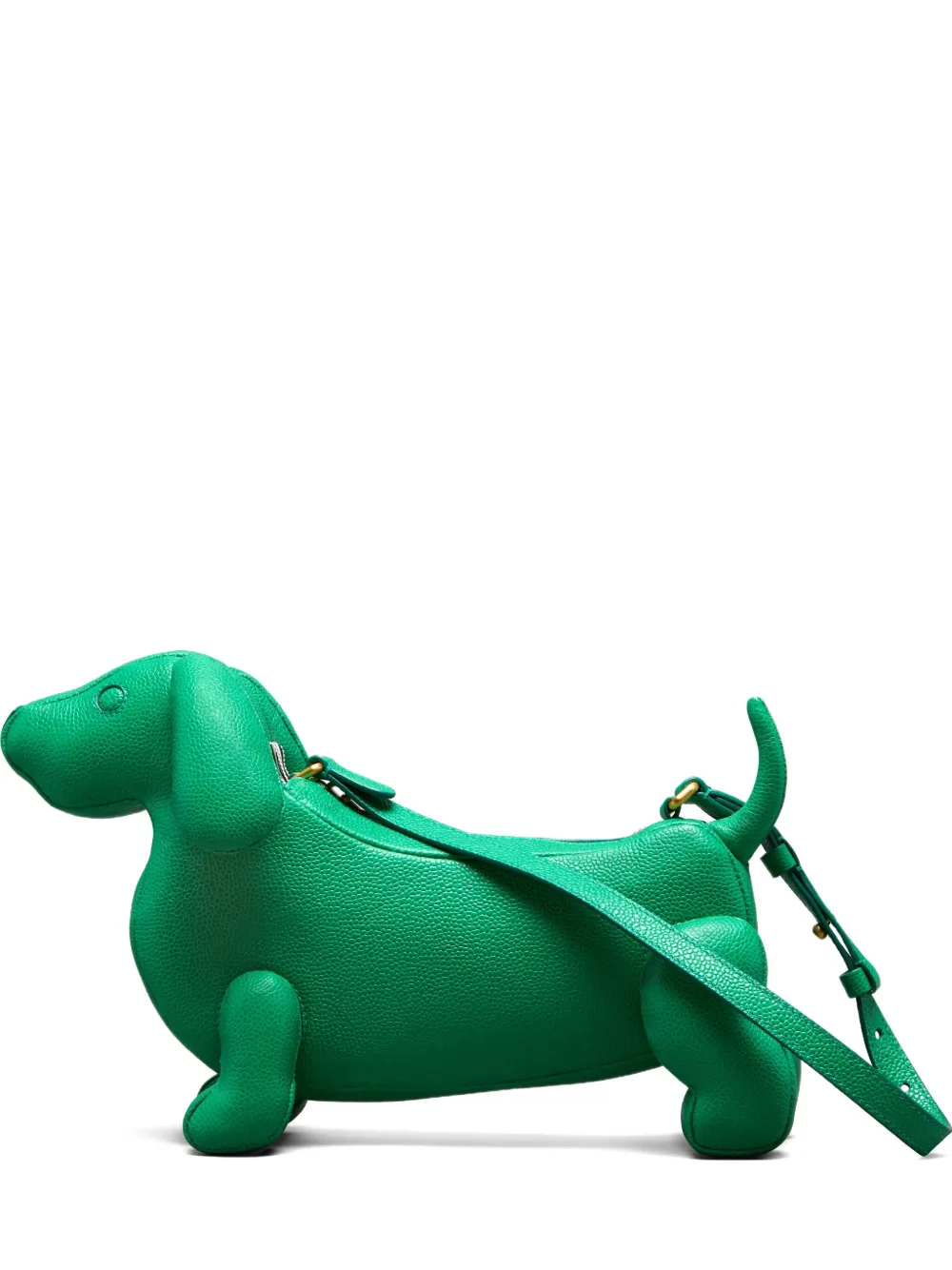 Thom Browne Hector Baguette dachshund shoulder bag Groen