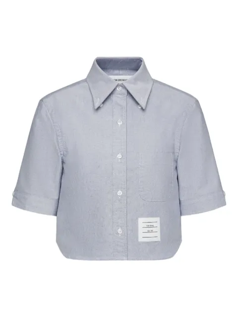 Thom Browne oxford short-sleeve shirt