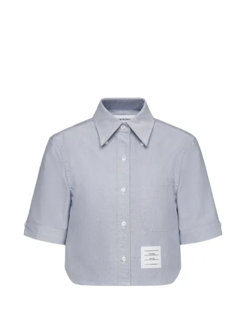 Thom Browne camisa oxford manga corta
