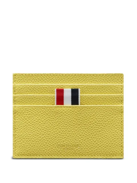 Thom Browne pebble-grain card holder