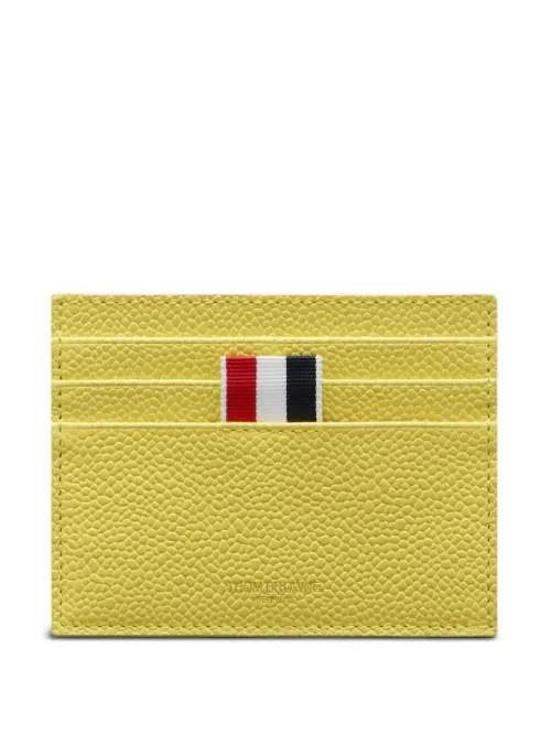 Porte-cartes en cuir grainé - Thom Browne - Modalova