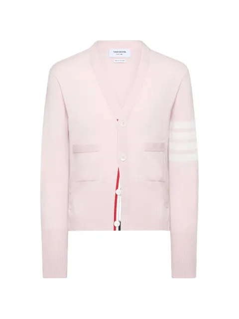 Thom Browne classic cashmere 4-bar V-neck cardigan