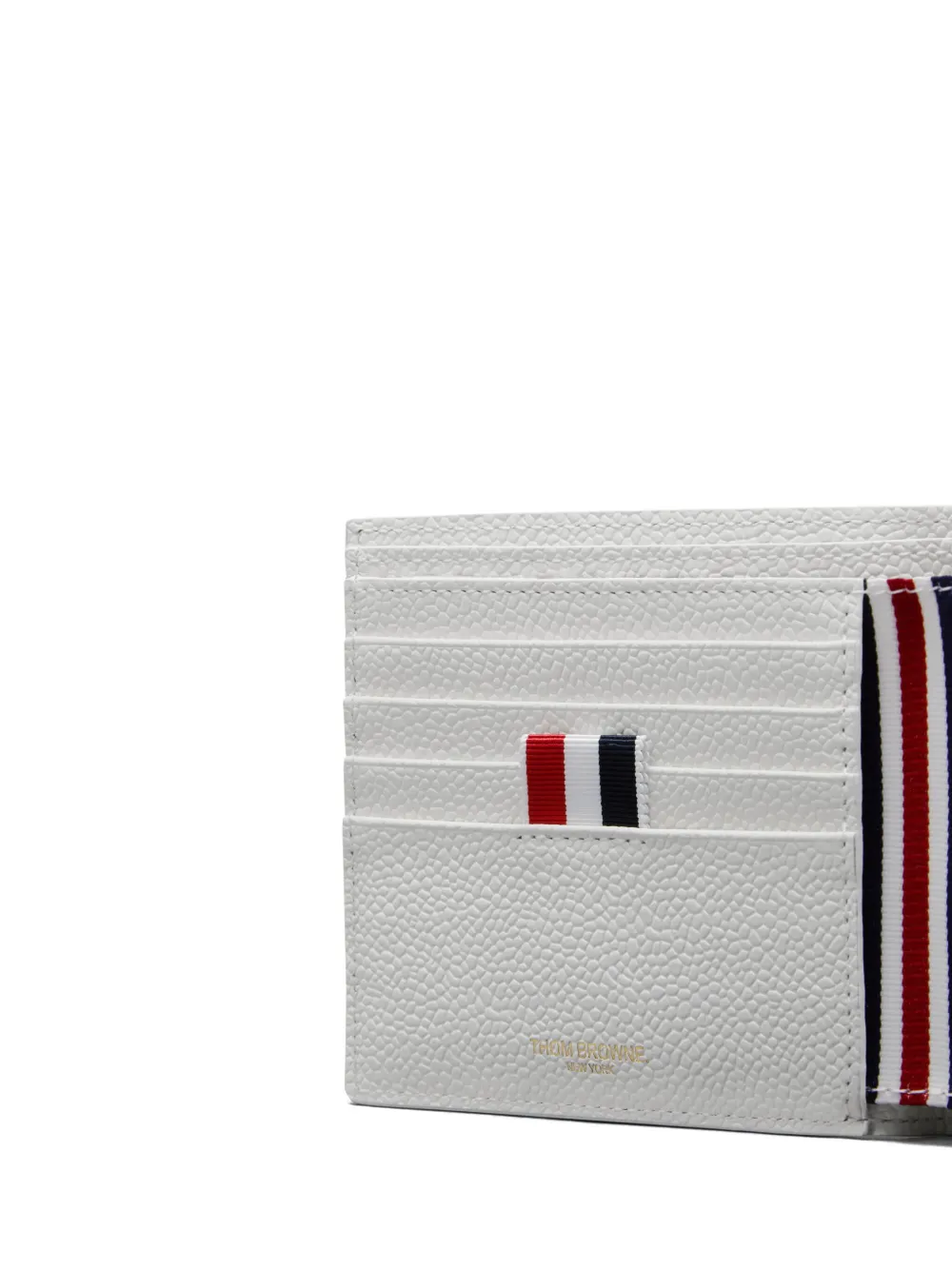 Thom Browne Portemonnee met bewerkte afwerking Wit
