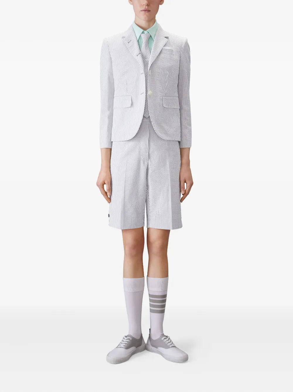 Thom Browne short-sleeve shirt Blauw