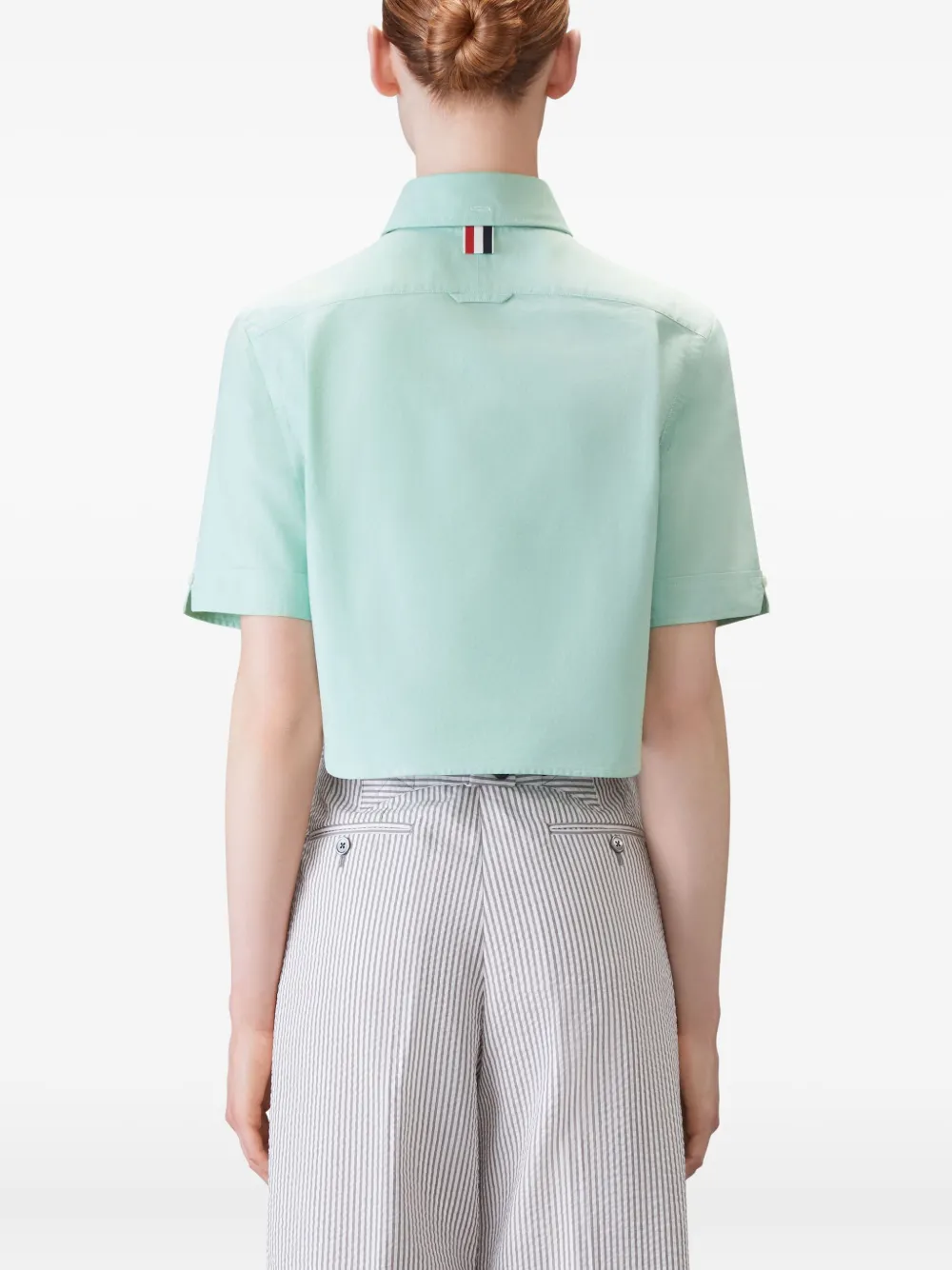 Thom Browne short-sleeve shirt Blauw
