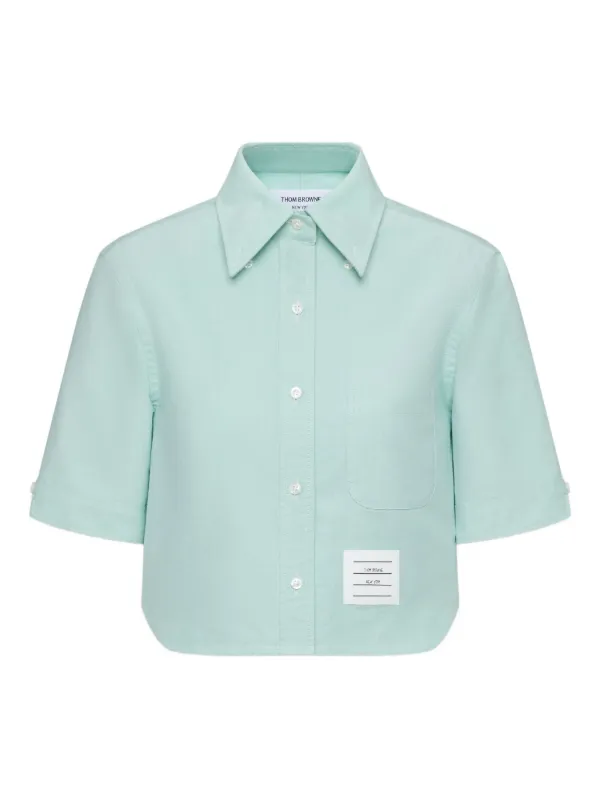 Thom Browne short-sleeve Shirt Blue FARFETCH IN