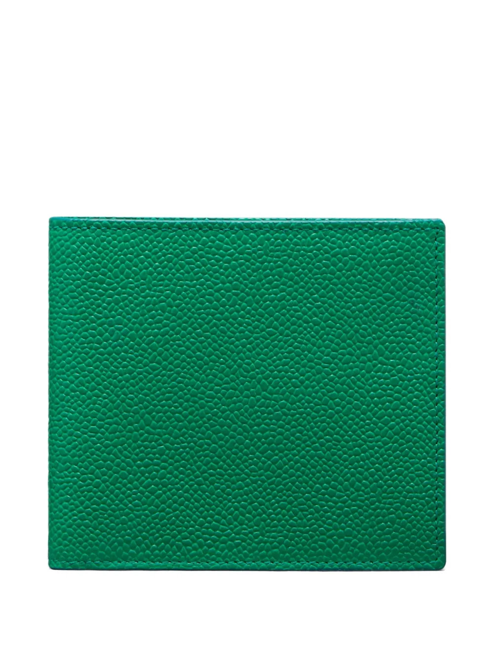 Thom Browne pebble-grain bifold wallet Groen