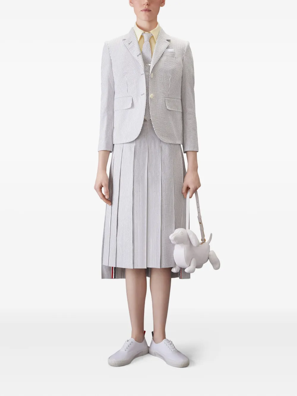 Thom Browne blouse met korte mouwen Geel
