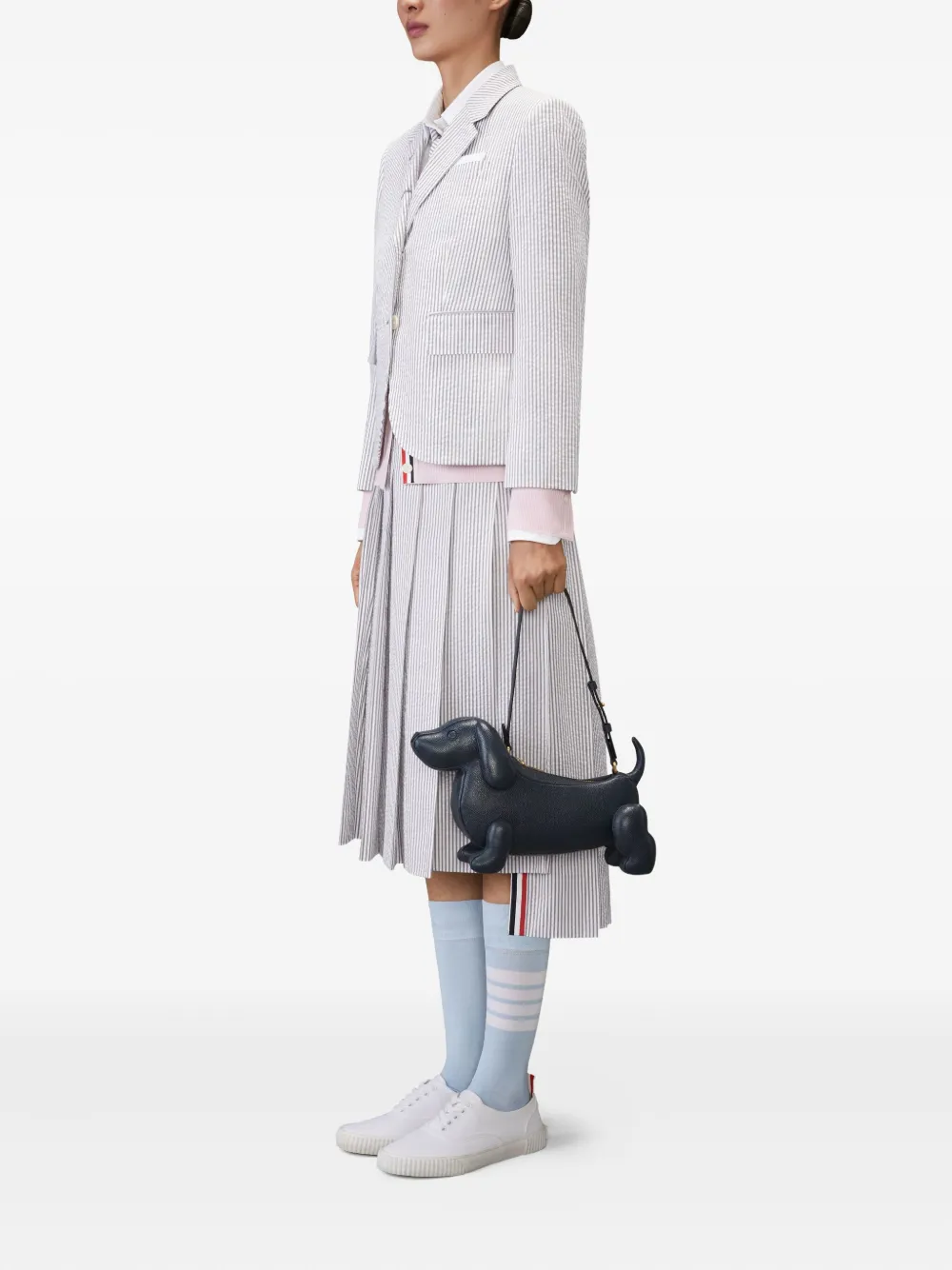 Thom Browne Hector shoulder bag - Blauw