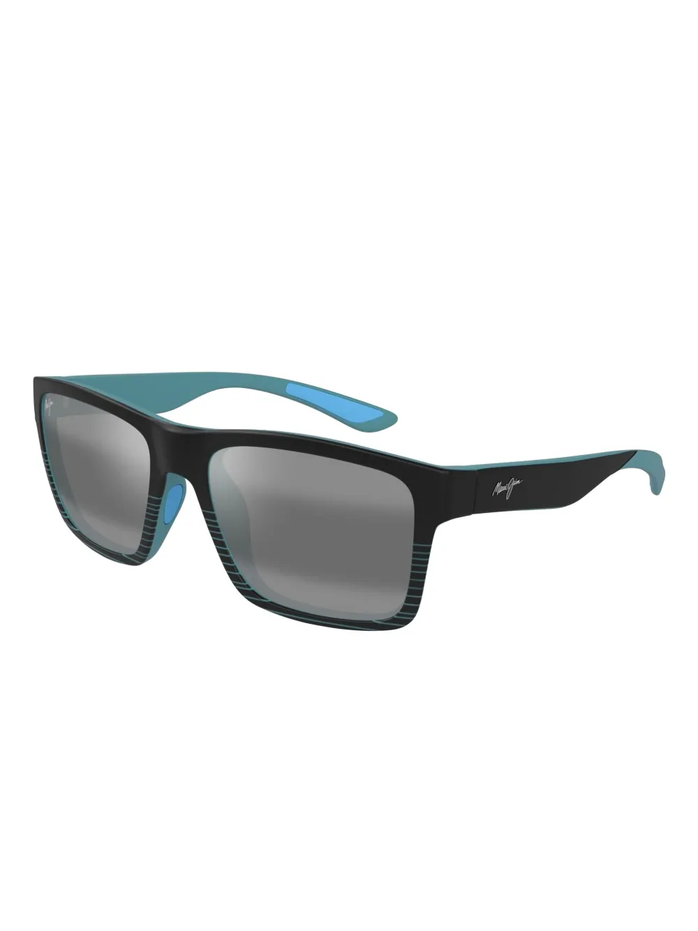 Maui Jim The Flats rectangle-frame sunglasses Zwart